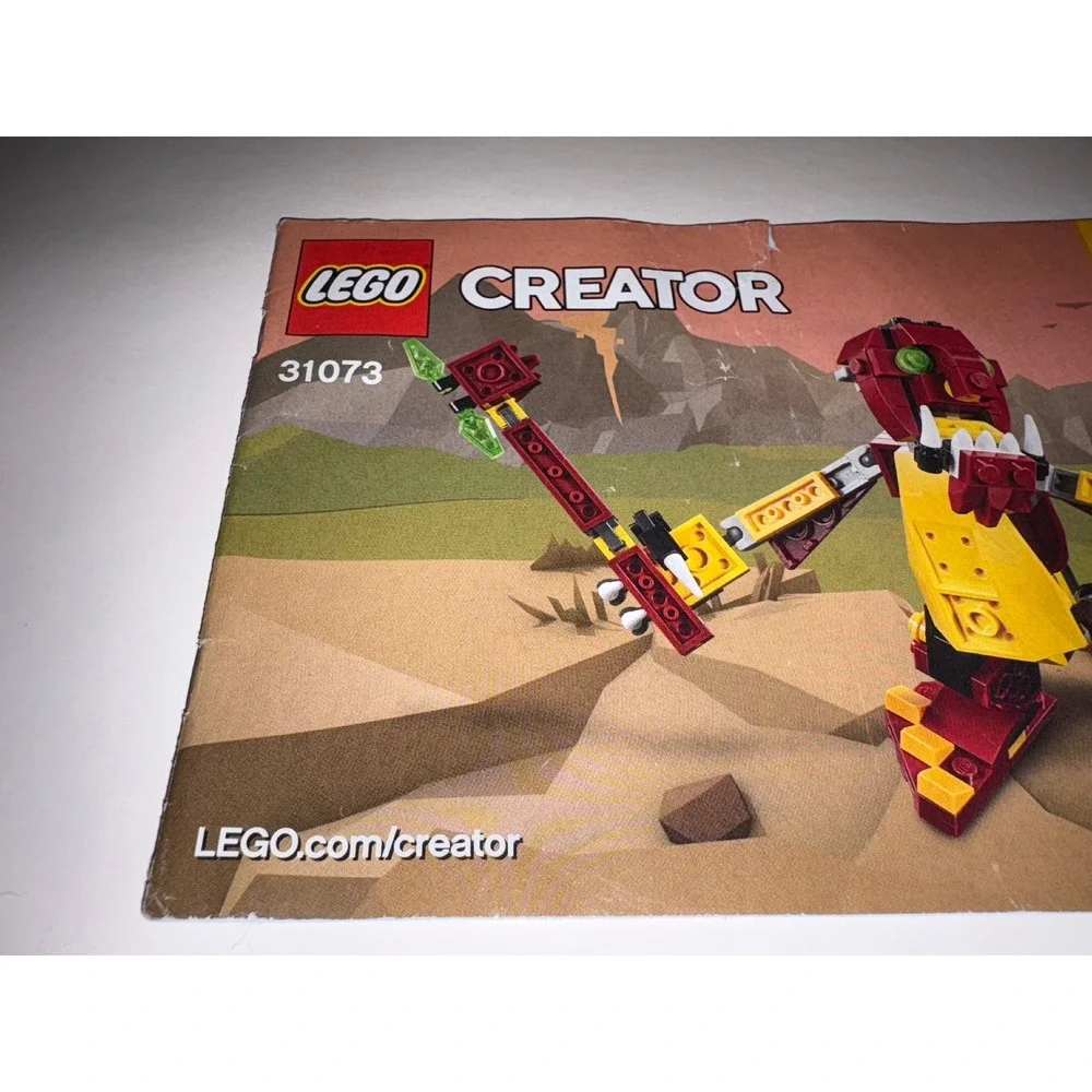 LEGO Creator 31073 Mythical Creatures 3 in 1 Building Instructions‎ Book Manuel